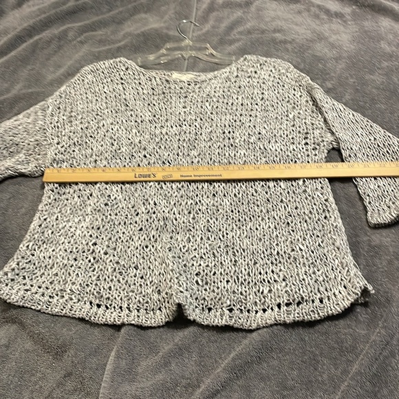 Eileen Fisher SET OF TWO Women’s Knit Cover Ups. Cardigan Sz Lg; Pullover Sz Med - Picture 14 of 16